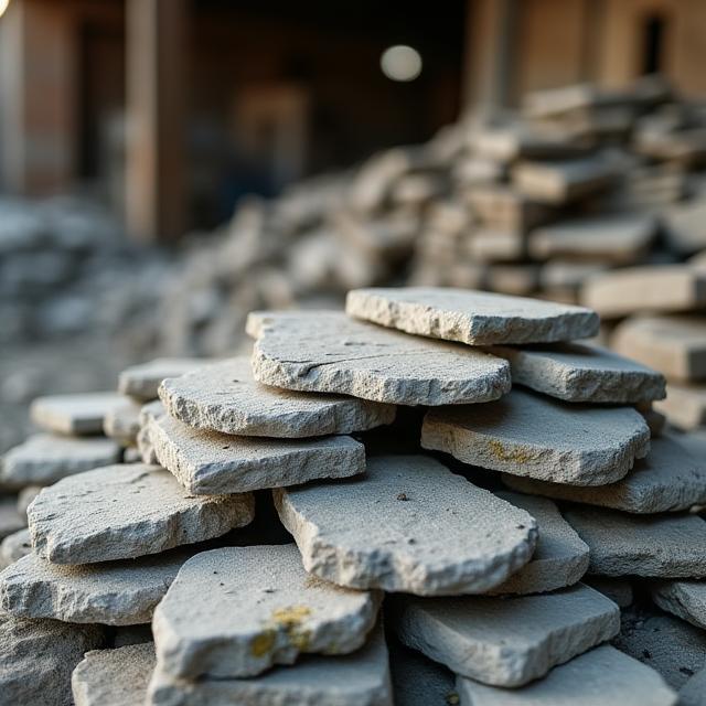 Réemploi des anciennes pierres